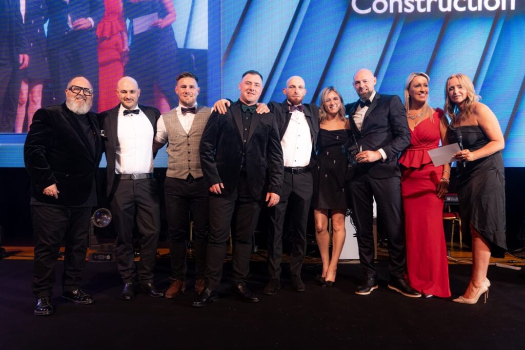 KG Builders win the 2025 Business of the Year (Up To £1m) award
