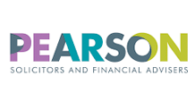 Logo featuring the word "Pearson" in bold, colorful letters with "Solicitors and Financial Advisers" below in smaller font. Logo featuring the word "Pearson" in bold, colorful letters with "Solicitors and Financial Advisers" below in smaller font.